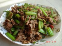 羊肉芹菜