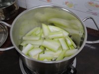 节瓜咸蛋汤