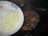 香菇肉肠鸡蛋炒饭