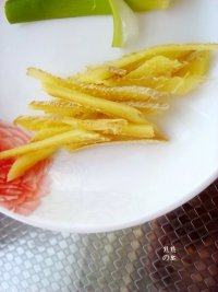 油菜炒肉丝