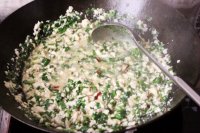 韭菜炖豆腐