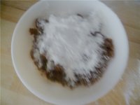 豆渣面红糖饼