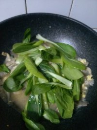 平菇油菜浓汤