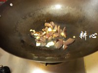 野猪肉炒青菜苔