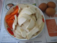胡萝卜鲍菇炒鸡蛋