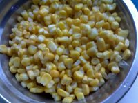 香菇炒玉米