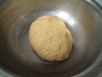 豆渣玉米面饼子