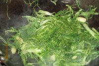苦菊炒鸡蛋