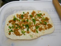 香葱肉松面包