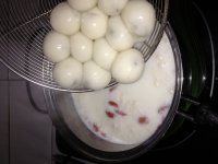 醪糟牛奶汤圆