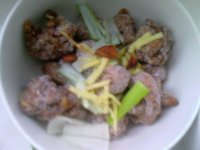 蒸碗牛肉丸