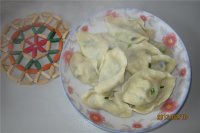 韭菜豆腐水饺