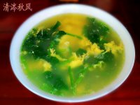 菠菜鸡蛋汤