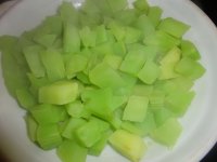 莴笋炒蛋白