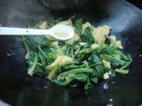 菠菜烧鸡蛋