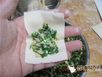 韭菜培根三鲜馄饨