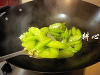 鸡汁炒芥蓝头