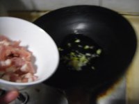 肉丝炒豆菜