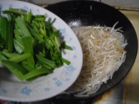 肉丝炒豆菜