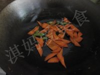 辣椒胡萝卜炒杏鲍菇