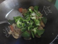 辣椒胡萝卜炒杏鲍菇