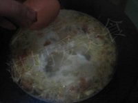 蔬菜炝汤面