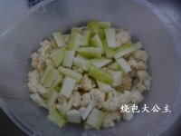 菜花炒鸡片