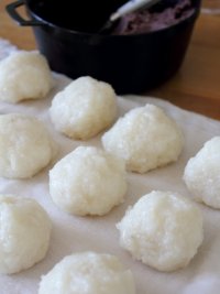 夹心豆沙糍糕
