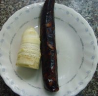 腊肠蒸冬笋