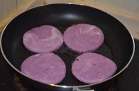 紫薯糯米豆沙饼
