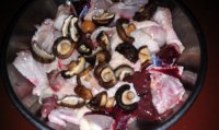 冬菇蒸鸡肉