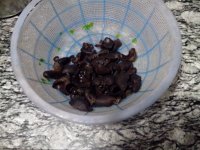 木耳白菜根炒肉片