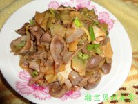 榨菜炒鸡胗