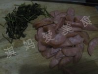 香辣五香干豆腐拌香肠