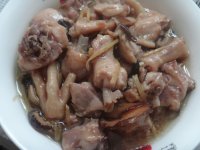 香菇蒸鸡腿