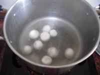 红糖花生汤圆