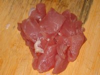 莴笋炒肉片