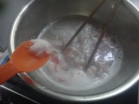 丸子羊肉煮面条