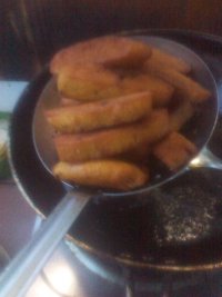 玉米面饼子