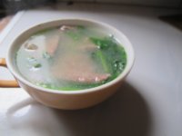 菠菜猪肝汤