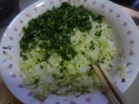 白菜韭菜饺子