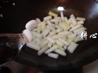 肉松炒冬瓜
