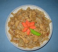 白菜炒豆腐皮