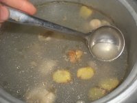 青菜菌菇鸡汤