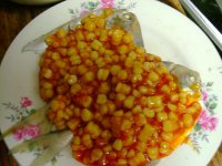 茄汁玉米鲳鱼