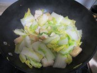 娃娃菜油豆腐