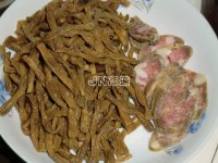 香肠干豆角炖粉条