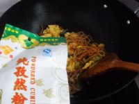 孜然包菜炒面