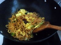 孜然包菜炒面