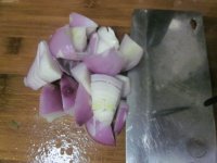 胡萝卜洋葱炒素鸡